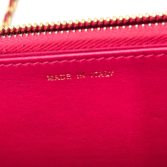 CHANEL Caviar Golden Class Wallet on Chain in Pink - Picture 13 of 15